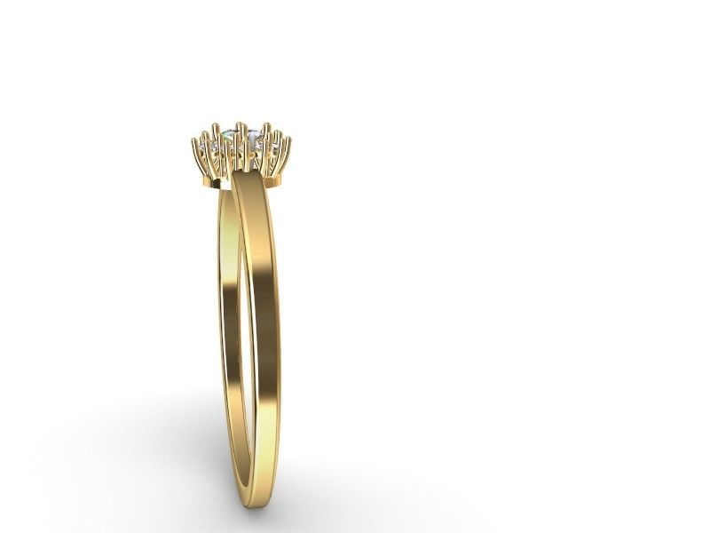oval cluster ring stl verified 3D print model_8