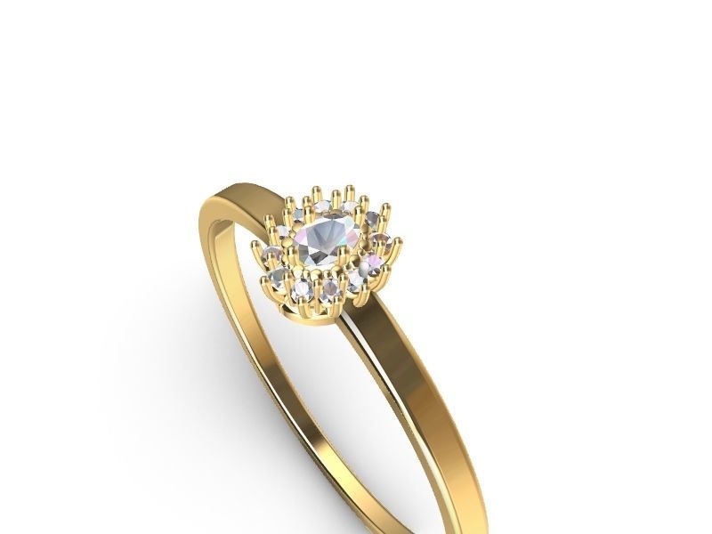 oval cluster ring stl verified 3D print model_18