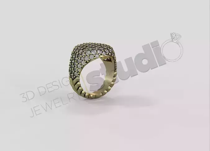 David Yurman Copy  ring 3d model