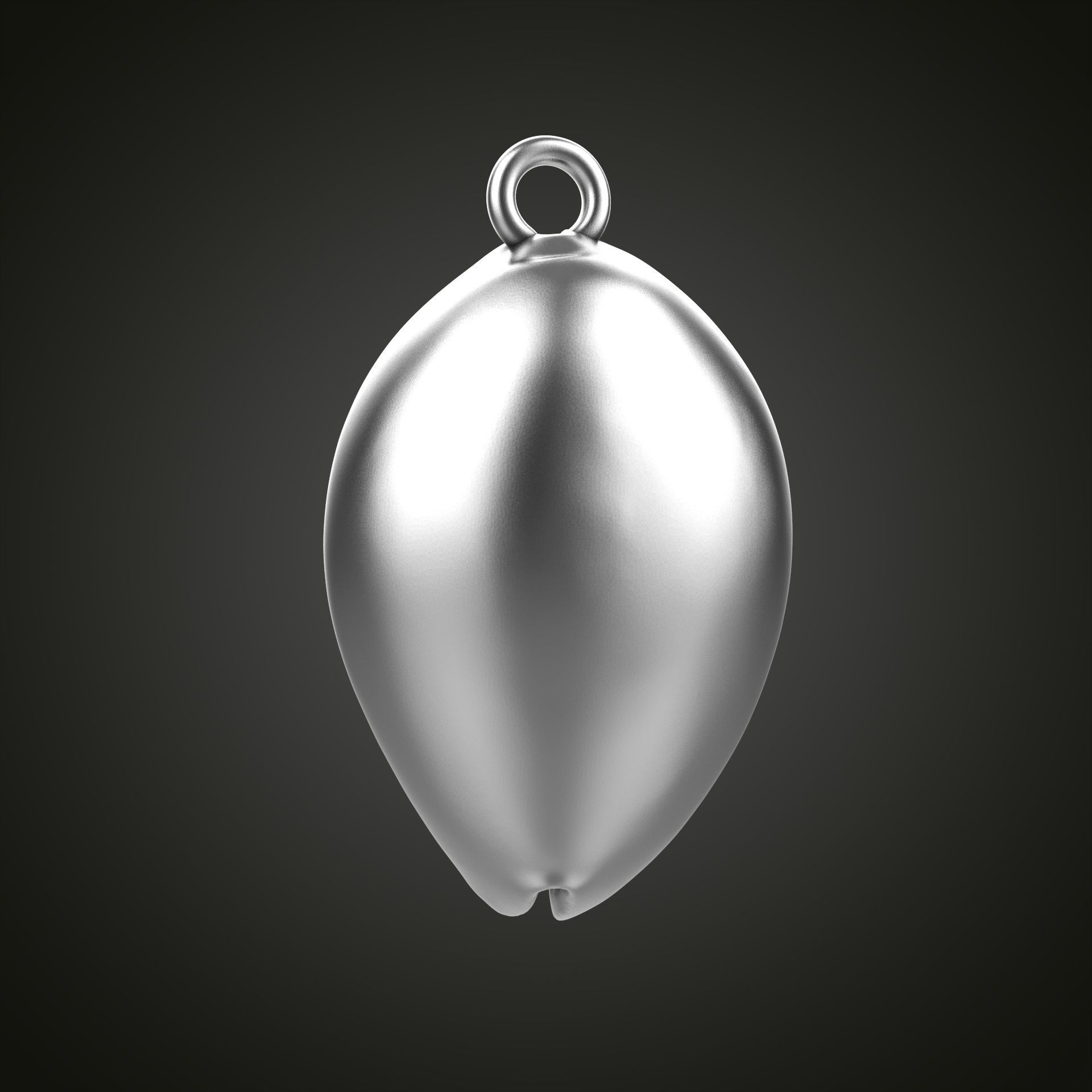 Shell pendant 3D print model_10