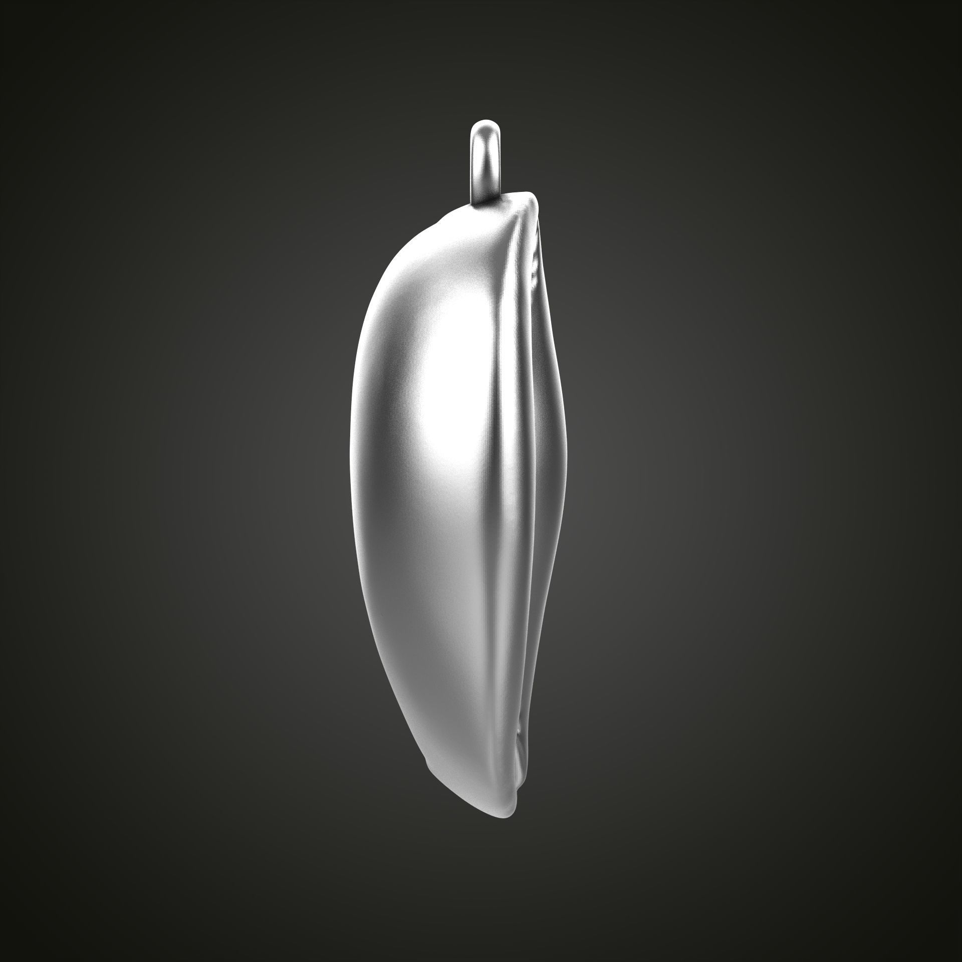 Shell pendant 3D print model_17