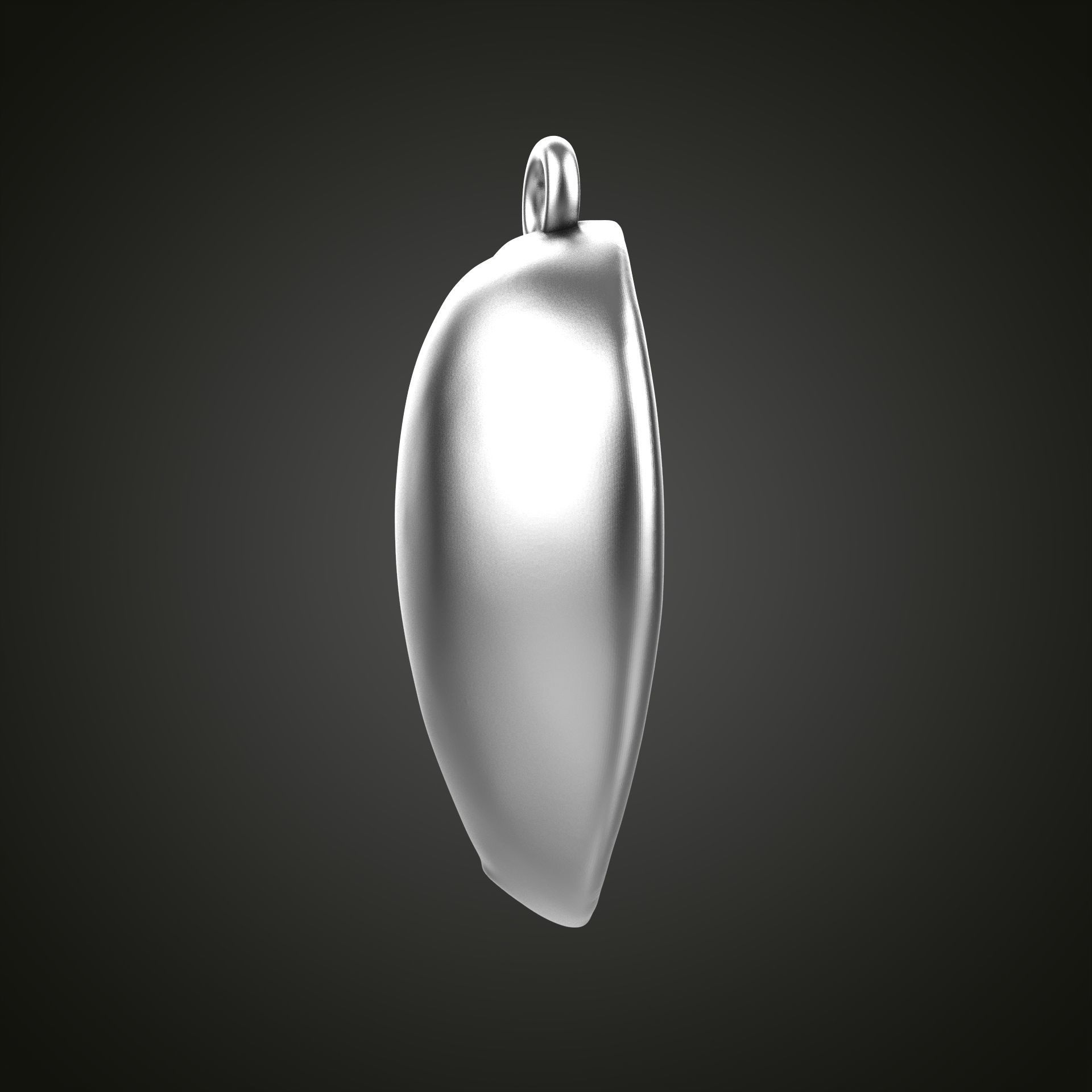 Shell pendant 3D print model_16