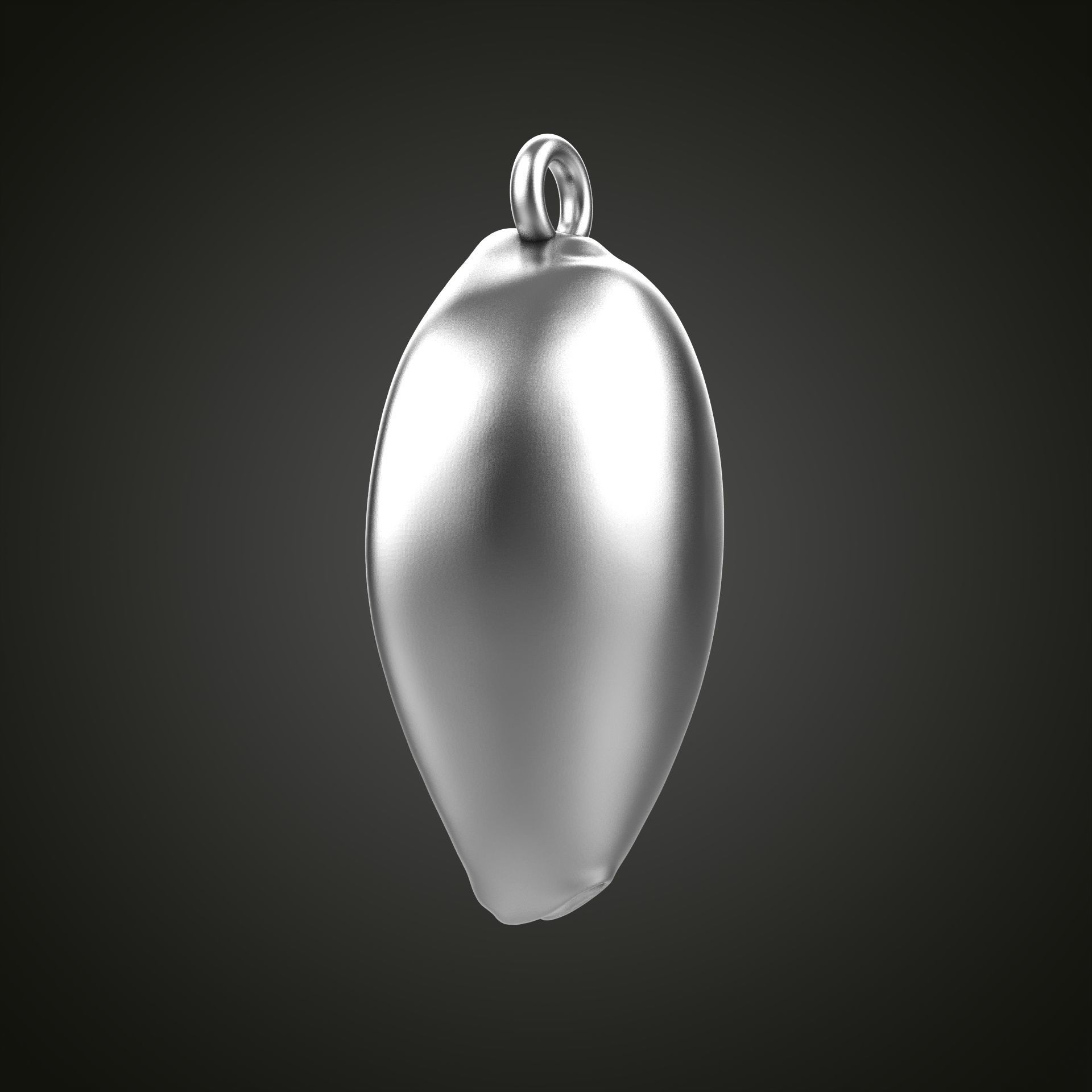 Shell pendant 3D print model_7