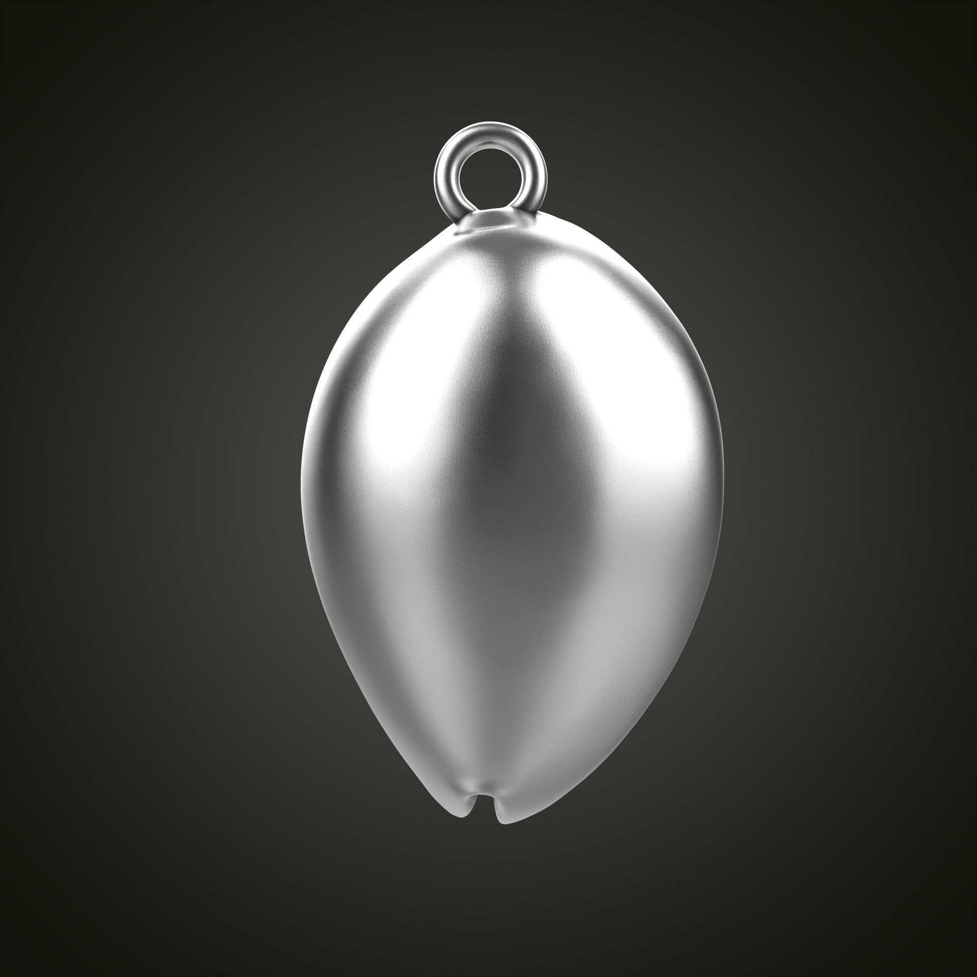 Shell pendant 3D print model_11