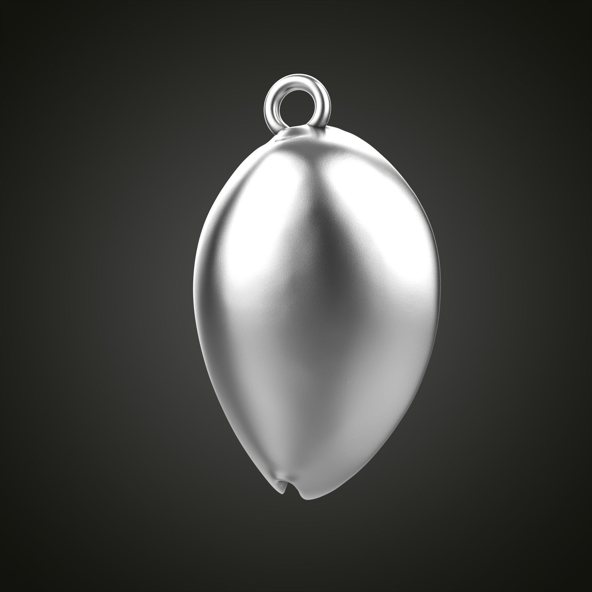 Shell pendant 3D print model_12