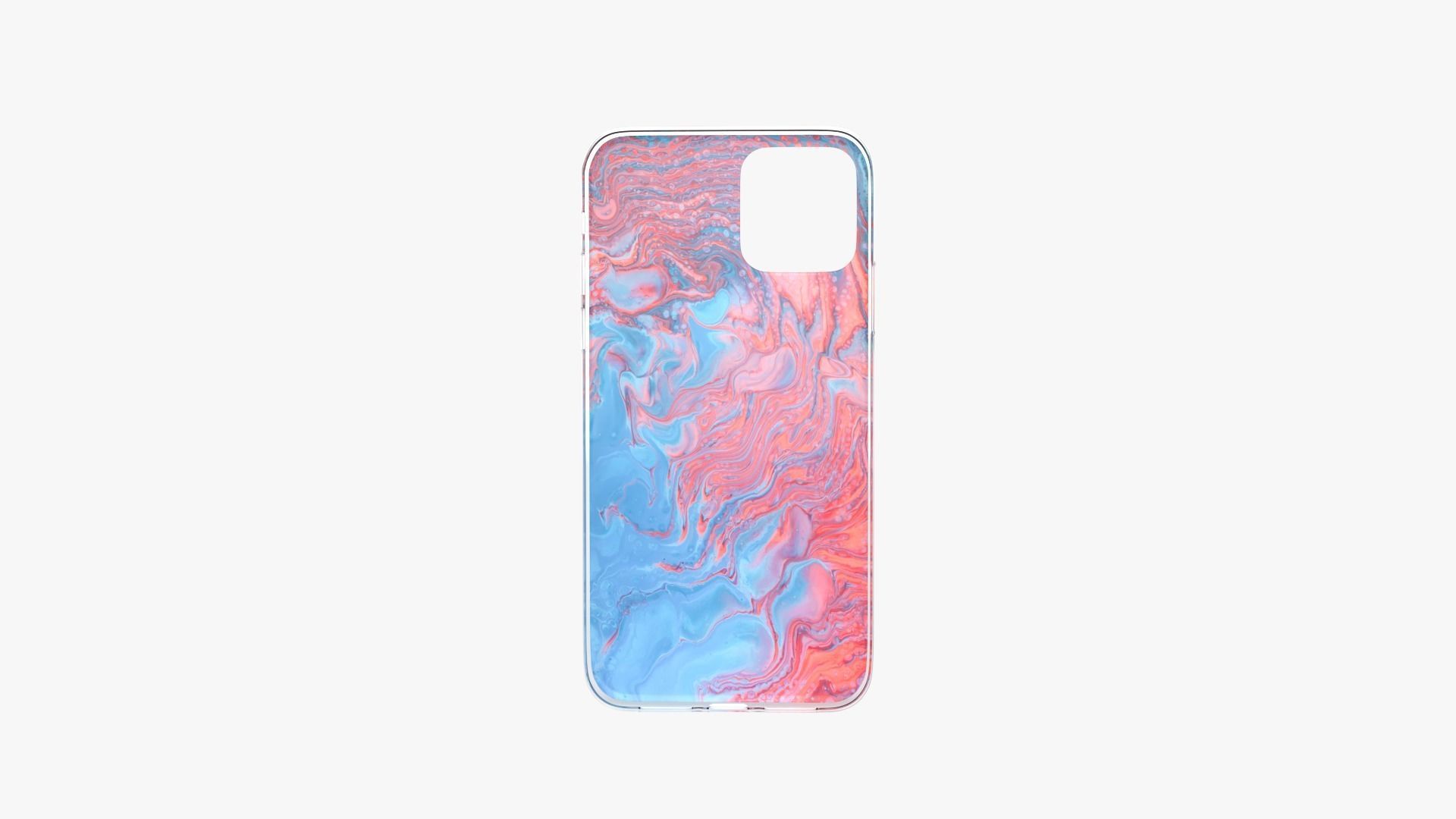 iPhone 12 Case 10 Low-poly 3D model_2