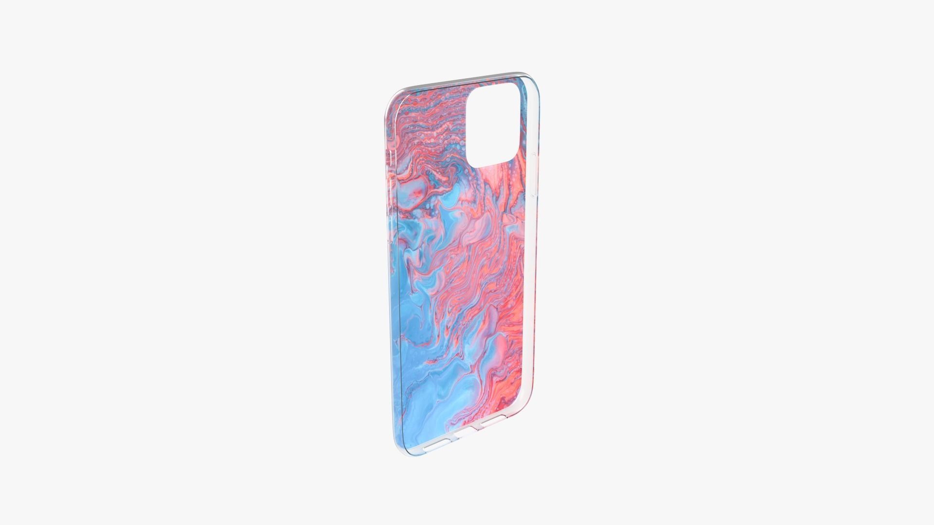 iPhone 12 Case 10 Low-poly 3D model_5