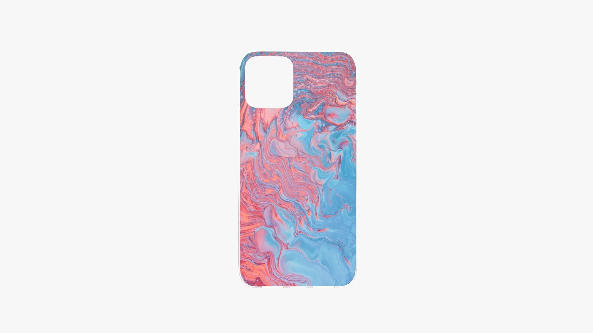 iPhone 12 Case 10 Low-poly 3D model_4