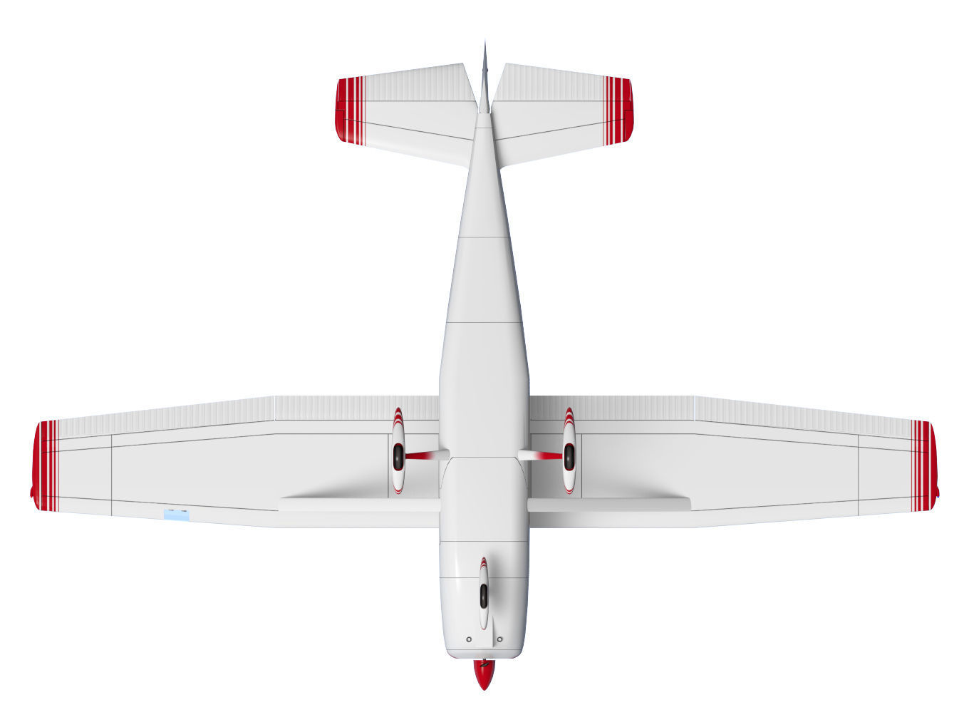 Cessna172 Skyhawk 3D model_7