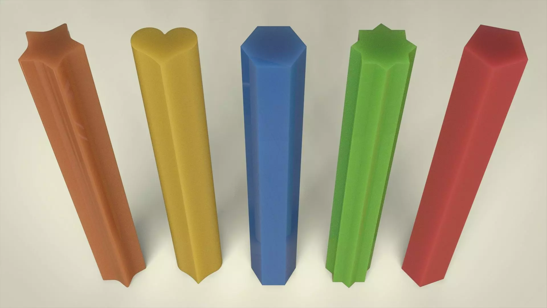 Geometric candle for silicon mold 3D print model_0