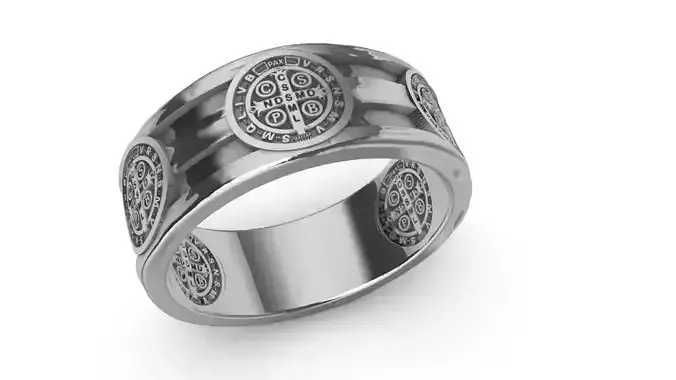 Saint Benedict Ring - Sao Bento 3D print model