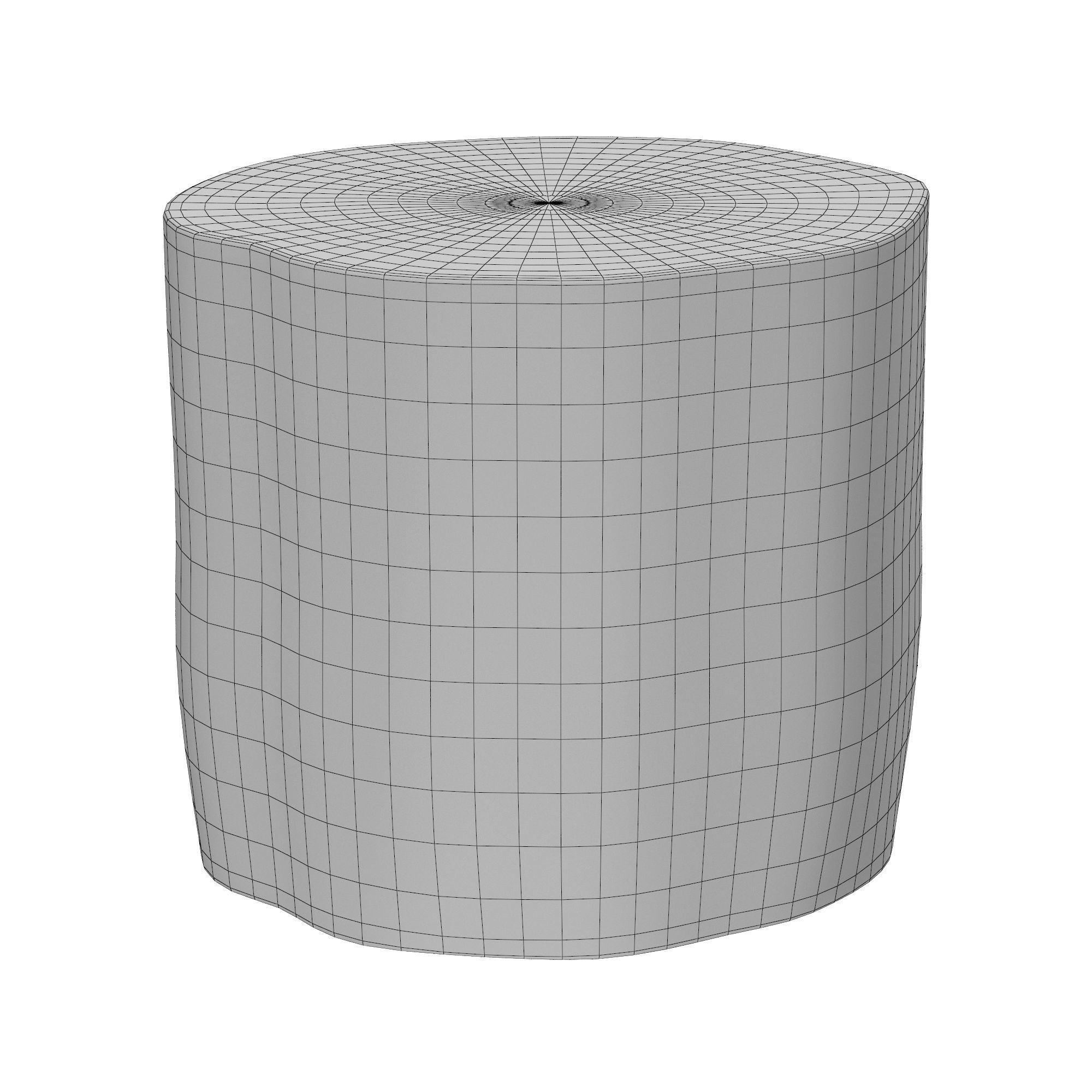 PETRIFIED WOOD SIDE TABLE 7233F 3D model_5