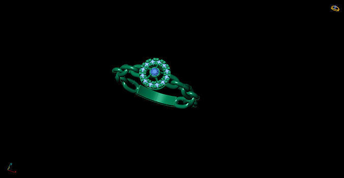 ring gold  3D print model
