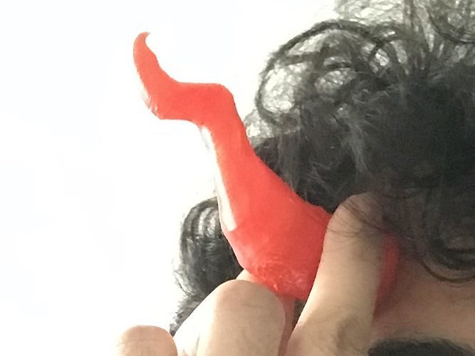 Chaotic Demon Horns Free 3D print model