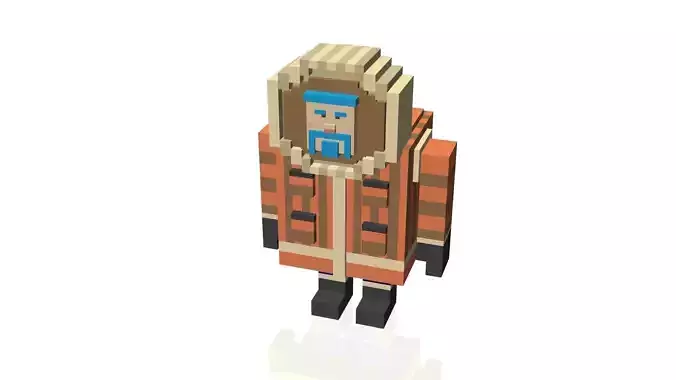 Eskimo Voxel Character