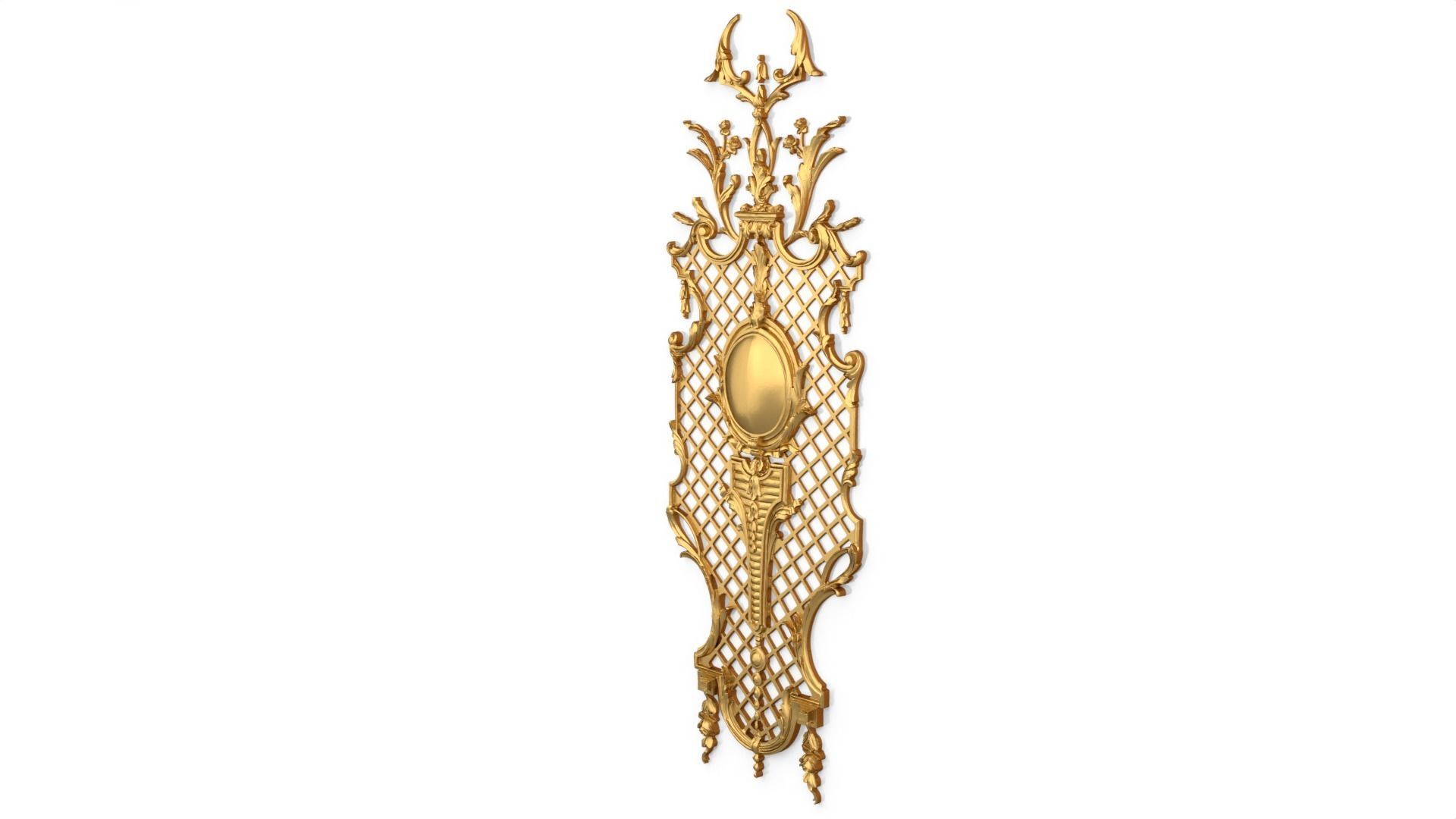 Classic decor ornament 124  3D model_2