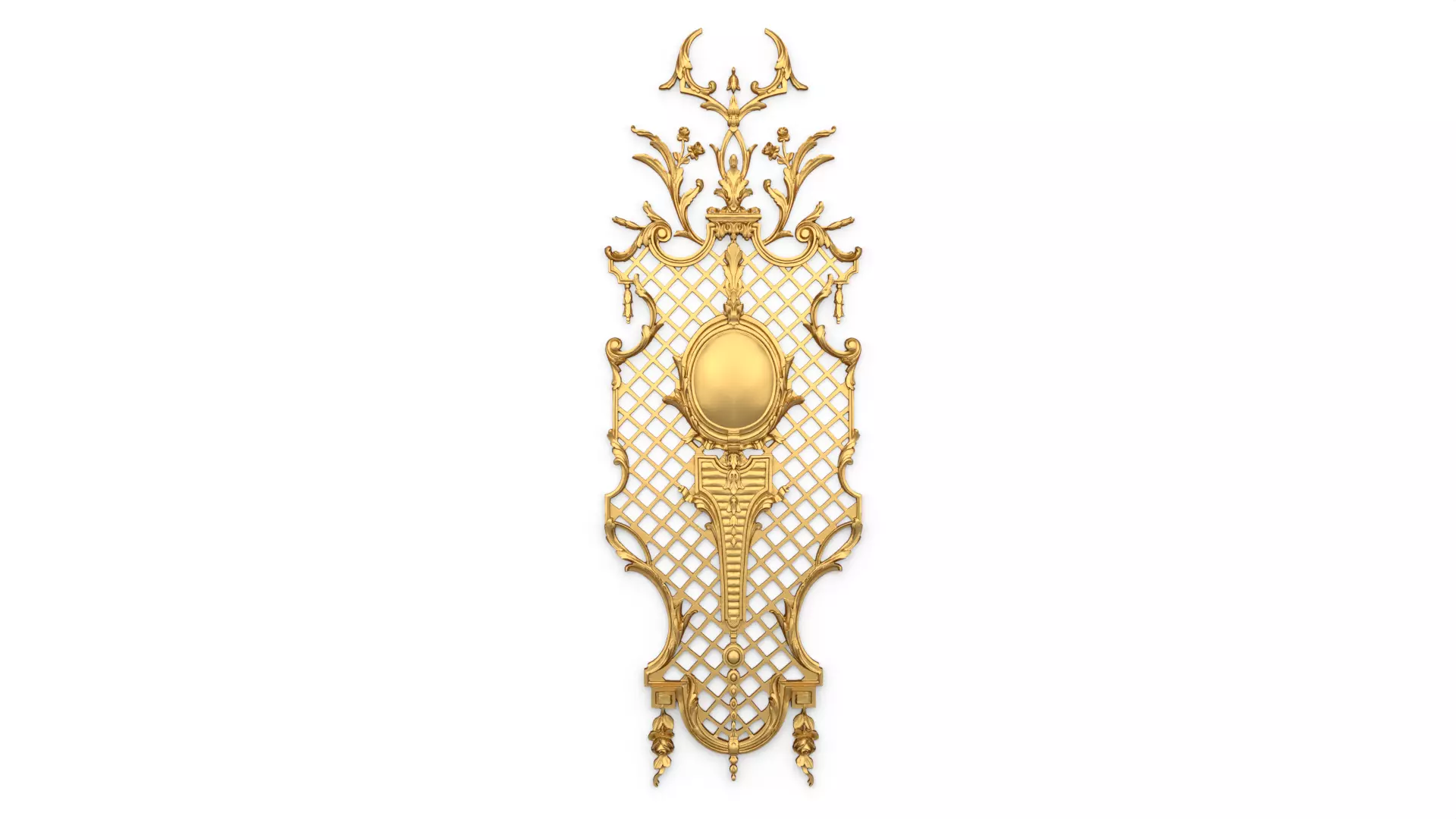 Classic decor ornament 124  3D model_0