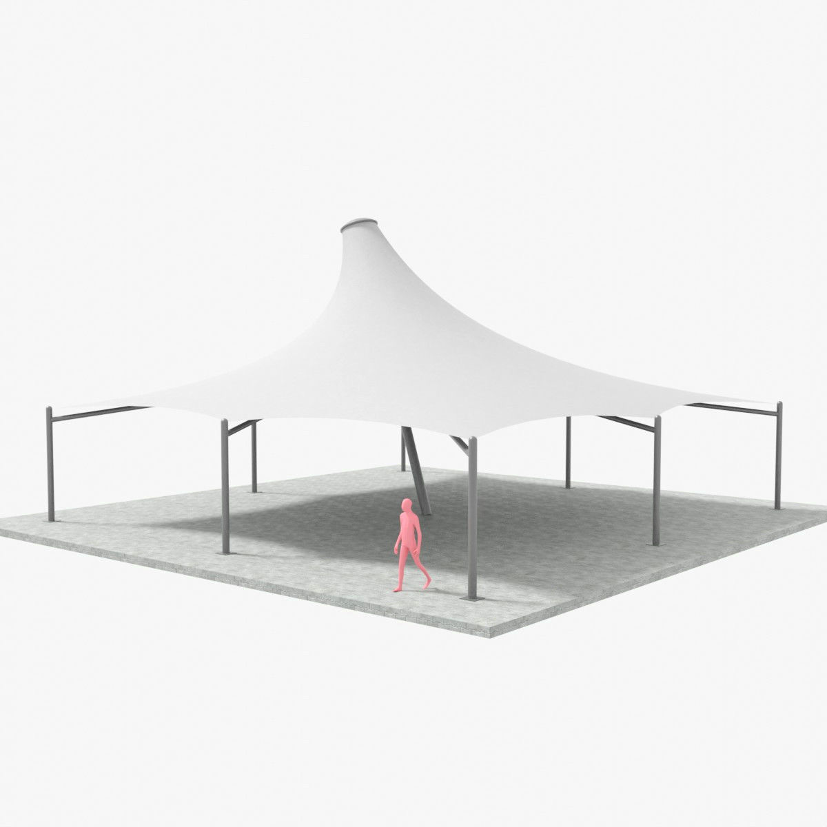 Tensile Structure 3D model_9