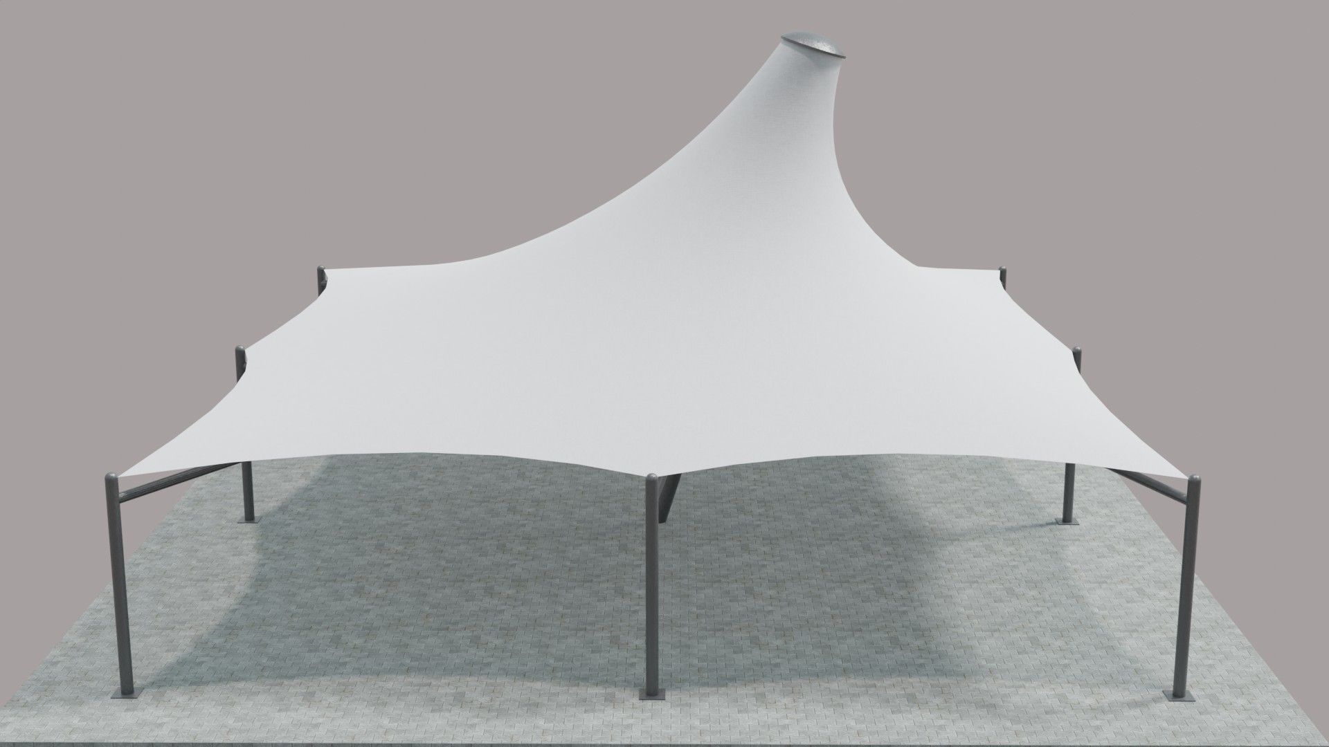 Tensile Structure 3D model_5