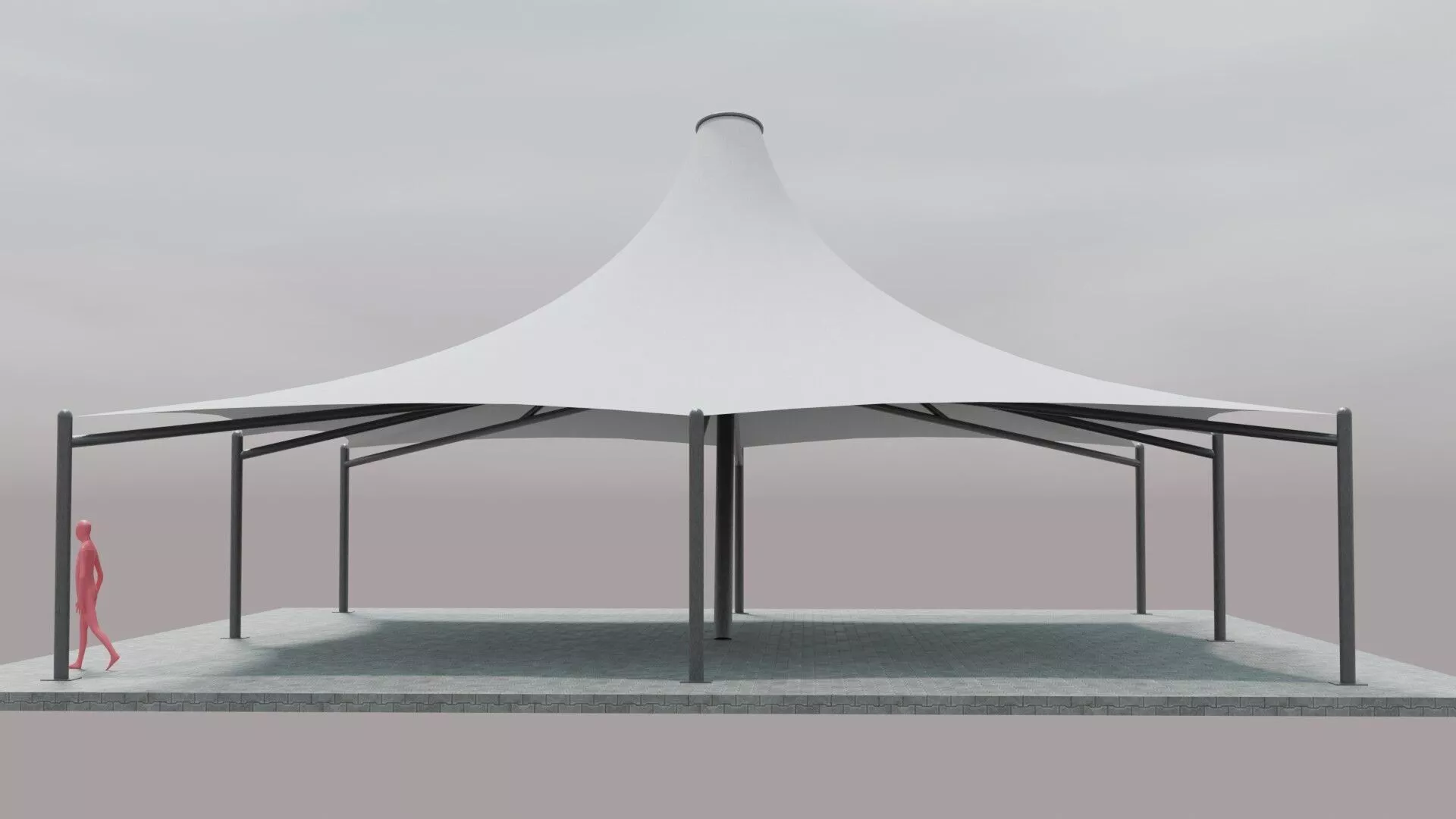 Tensile Structure 3D model