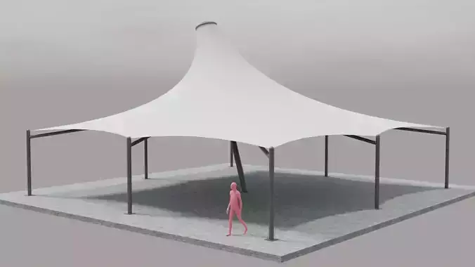 Tensile Structure 3D model