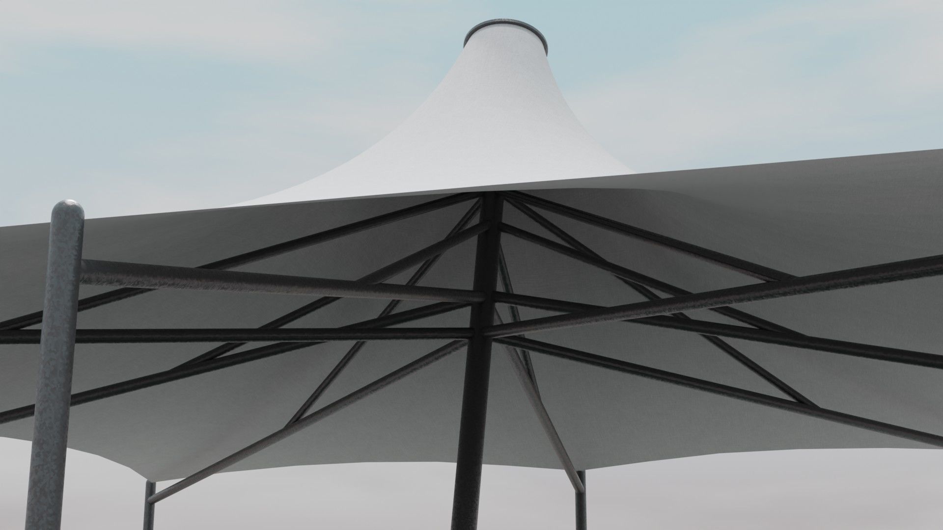 Tensile Structure 3D model_2