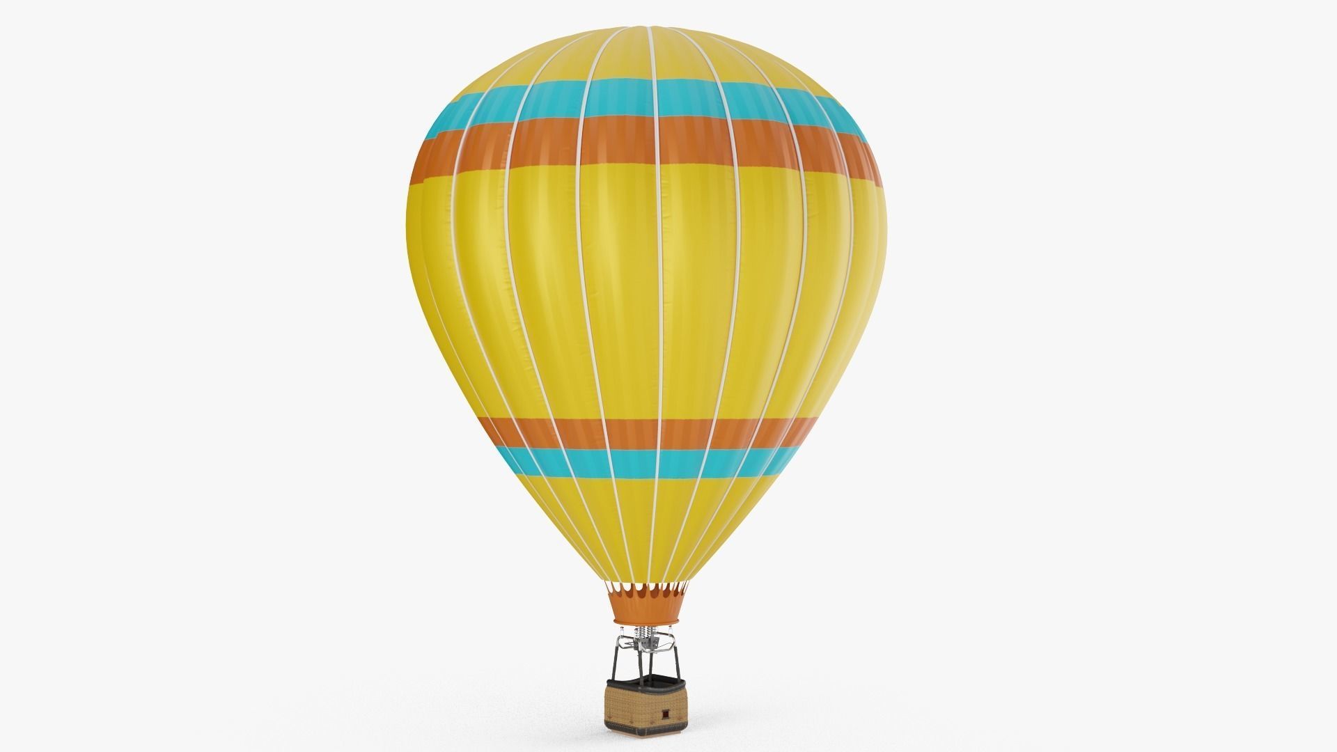 Hot Air Balloon 3D model_1