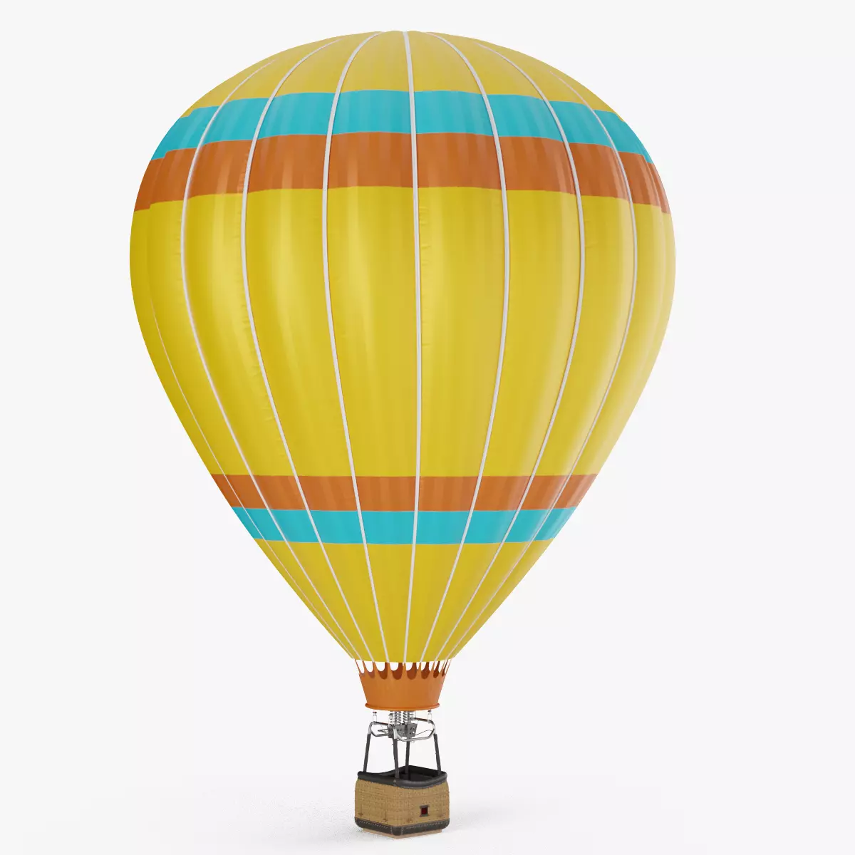 Hot Air Balloon 3D model_0