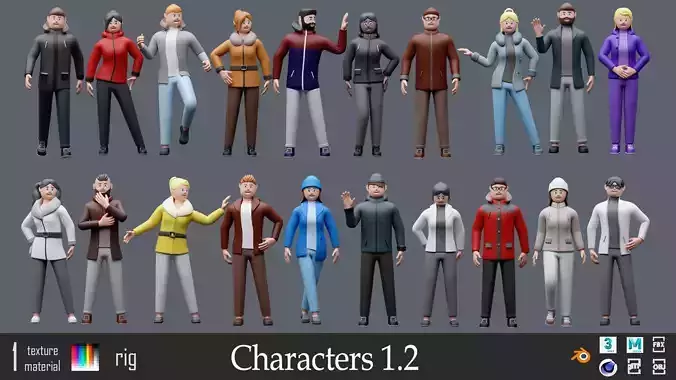 Cartoon characters 1 02