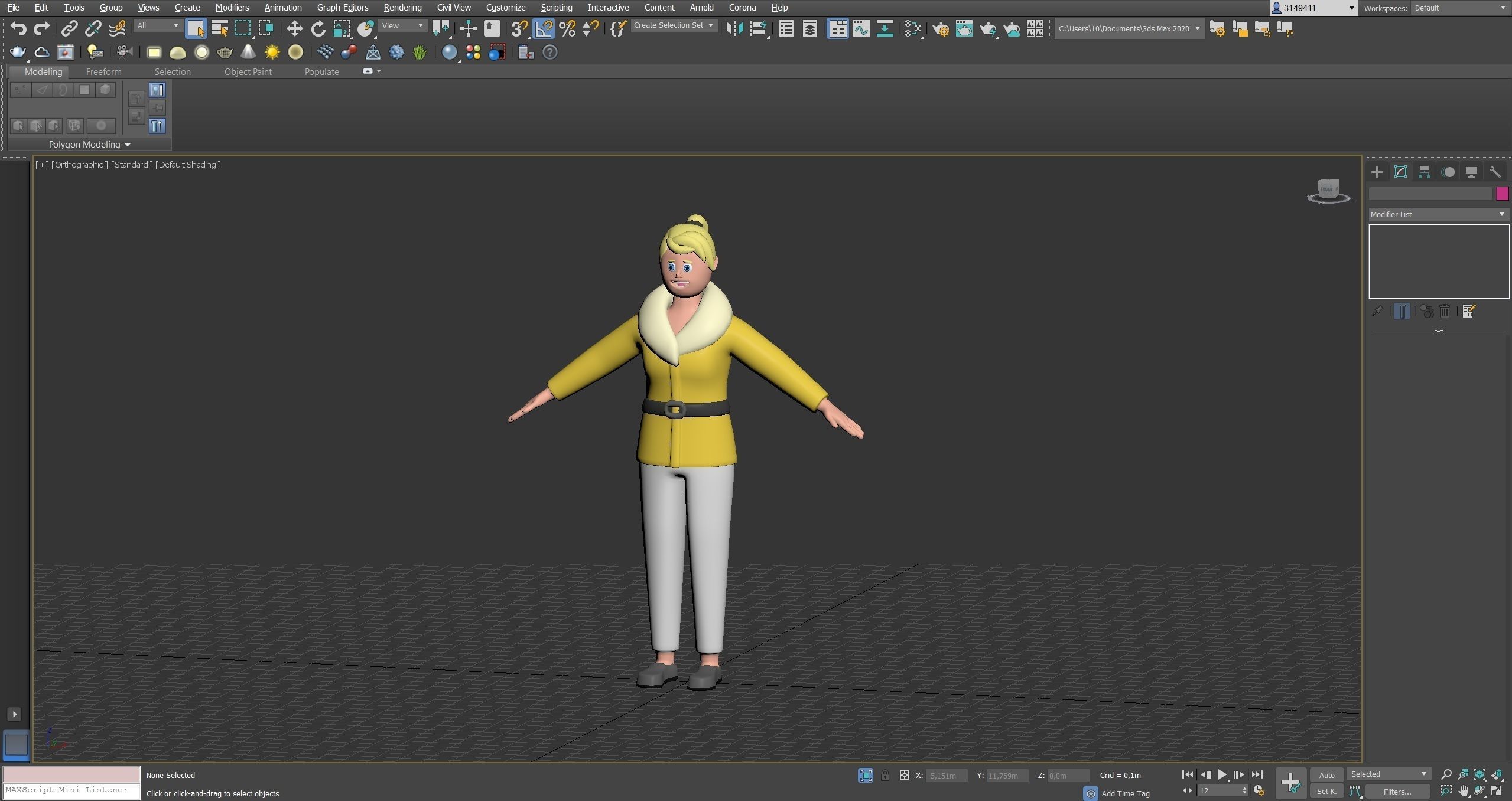Cartoon characters 1 02 Low-poly 3D model_15