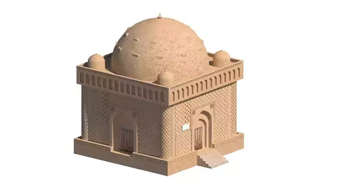 Ismoil somoniy bukhara Uzbekiston 3D MAX 2023 VRAY 8 BY NX