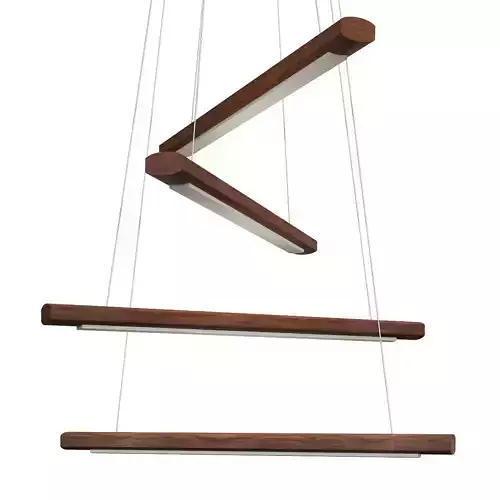 YORK CHANDELIER Low-poly 3D model