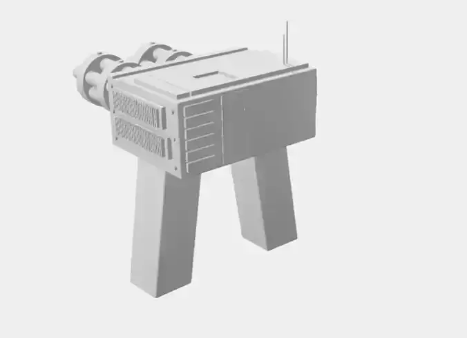 Chain Gun Fixed emplacement unit 