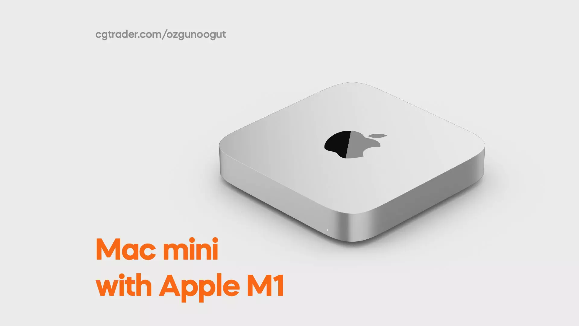 Mac mini Apple Silicon M1 2021 Desktop Computer 3D model_0