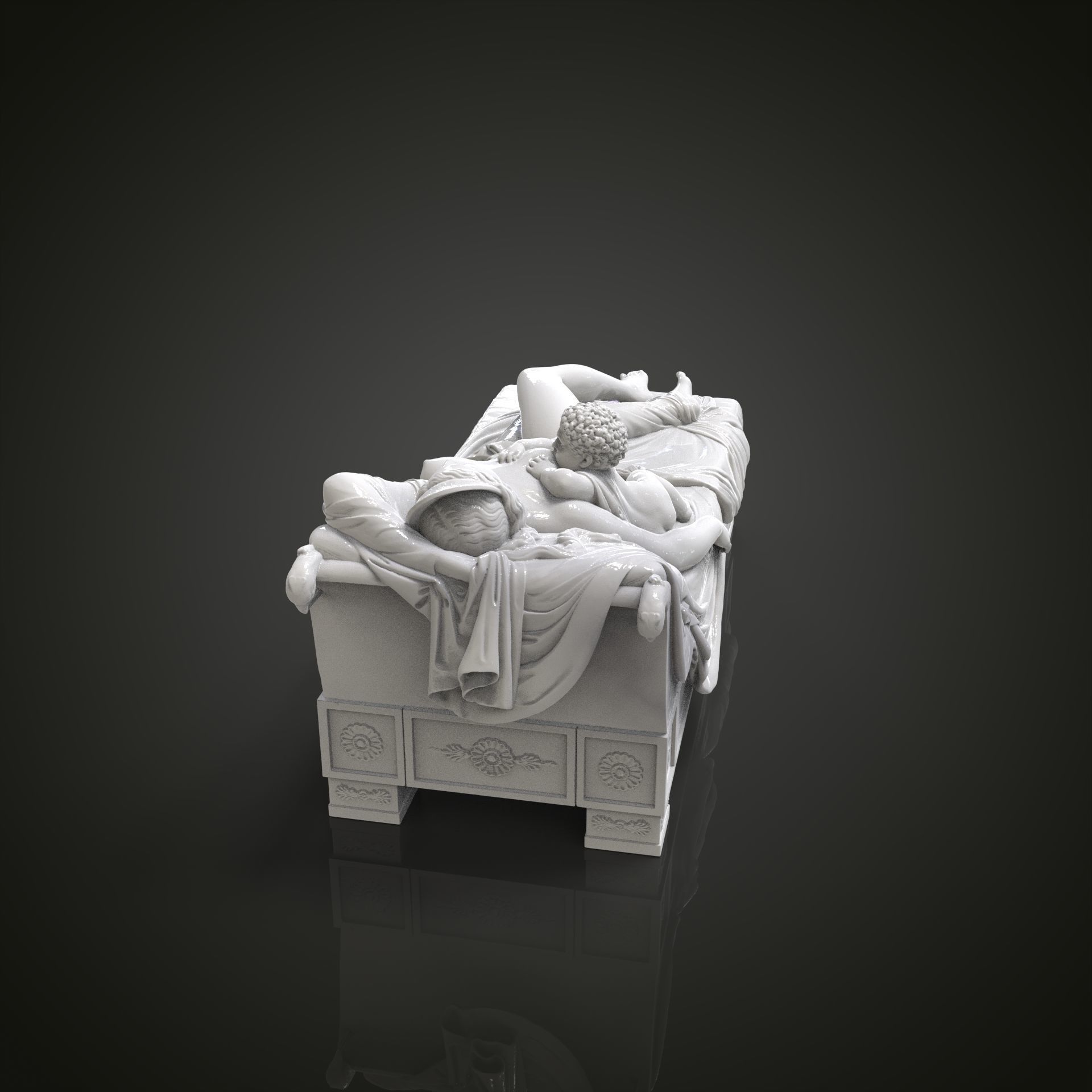 Juno with the Infant Hercules 3D print model_23