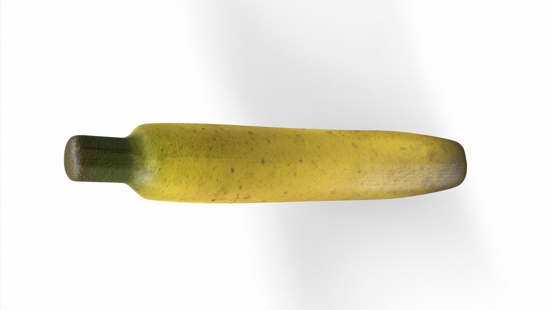 Banana Low-poly 3D model_1