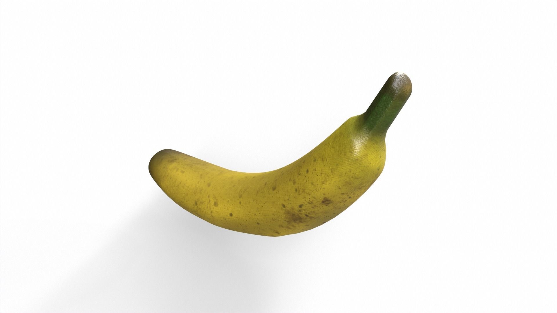 Banana Low-poly 3D model_3