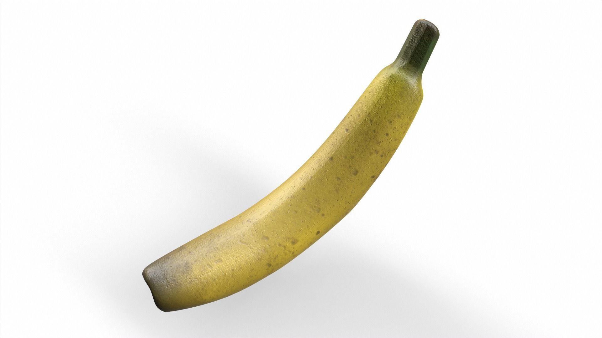Banana Low-poly 3D model_2