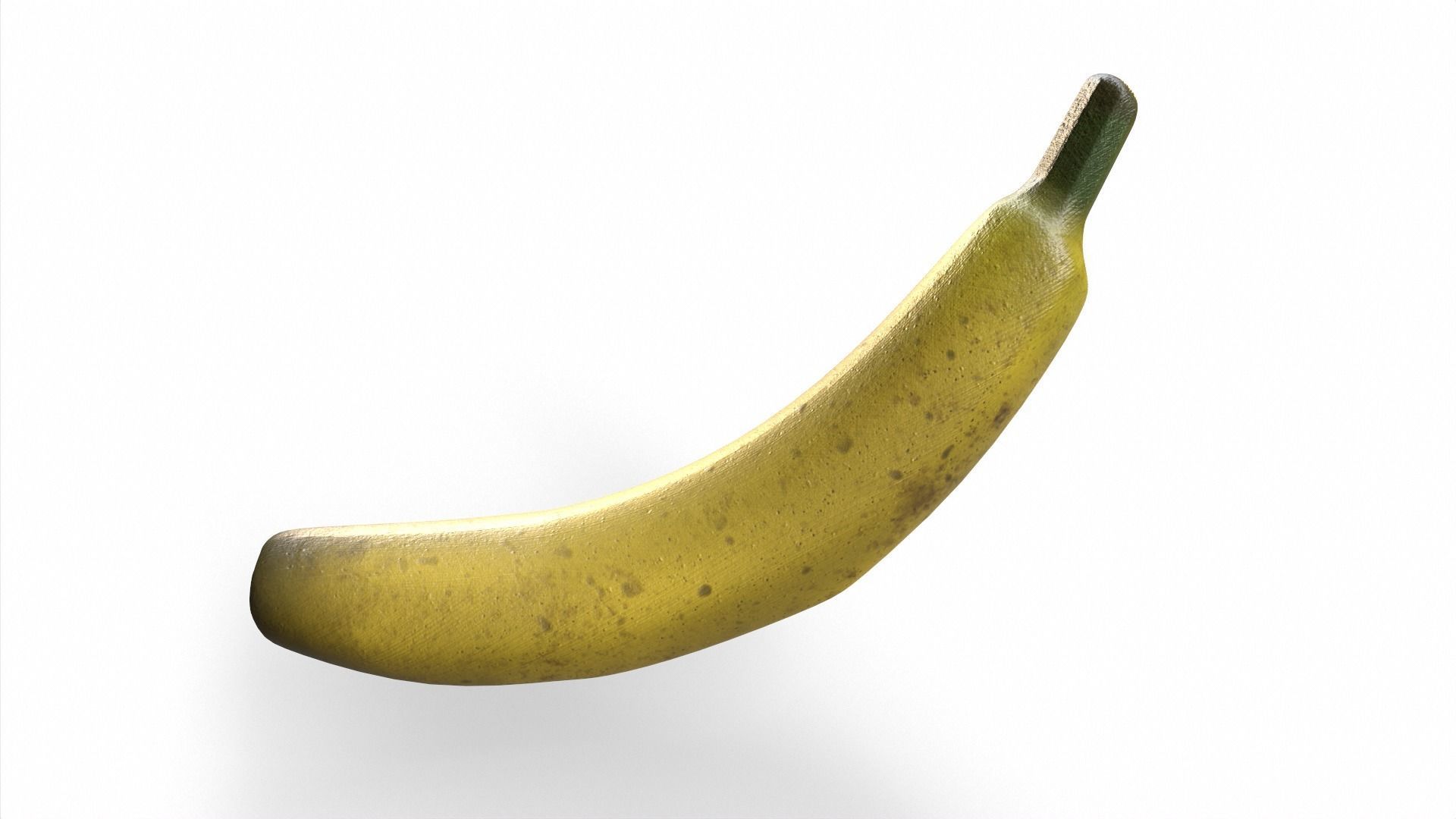 Banana Low-poly 3D model_4