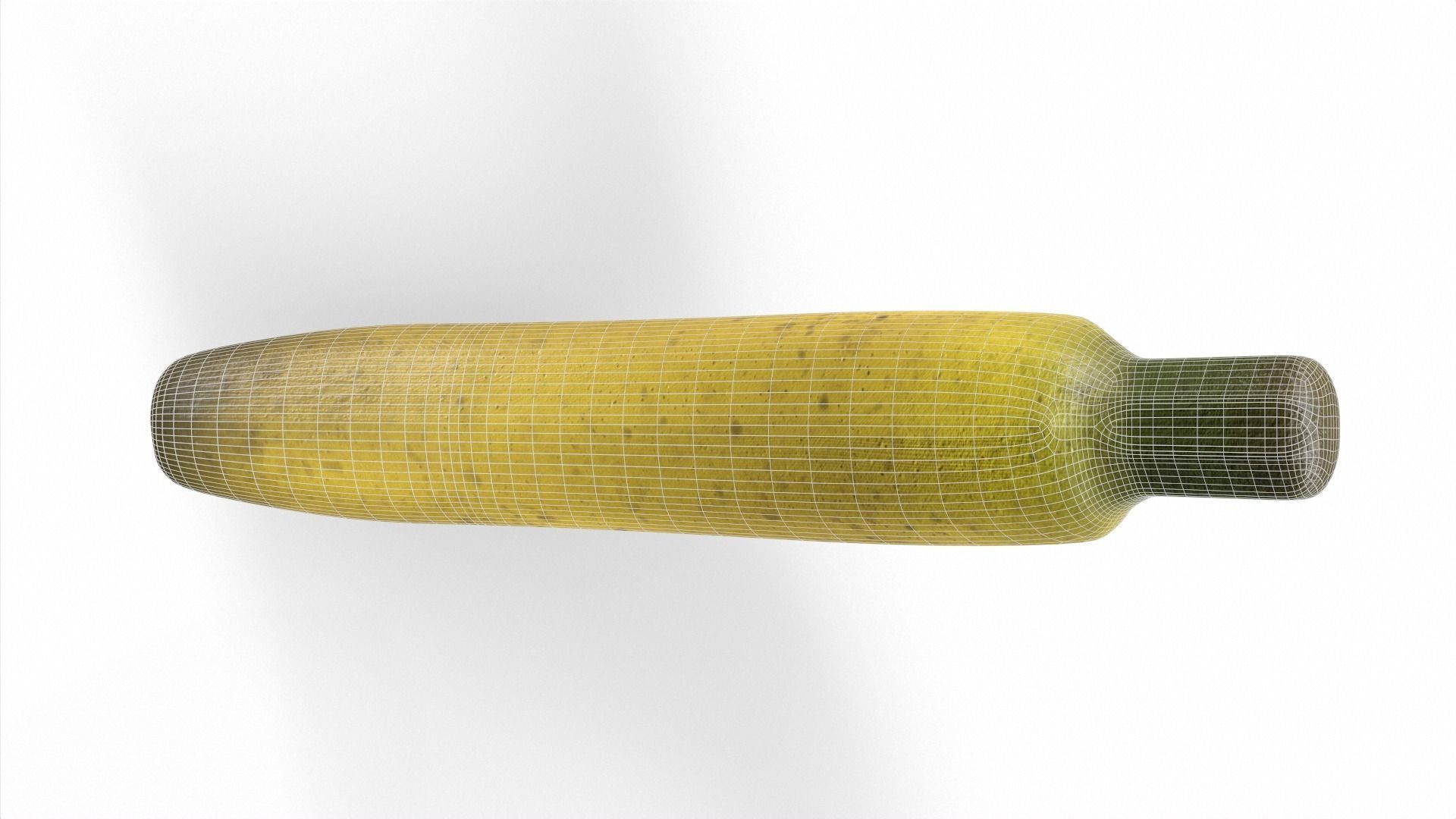 Banana Low-poly 3D model_7