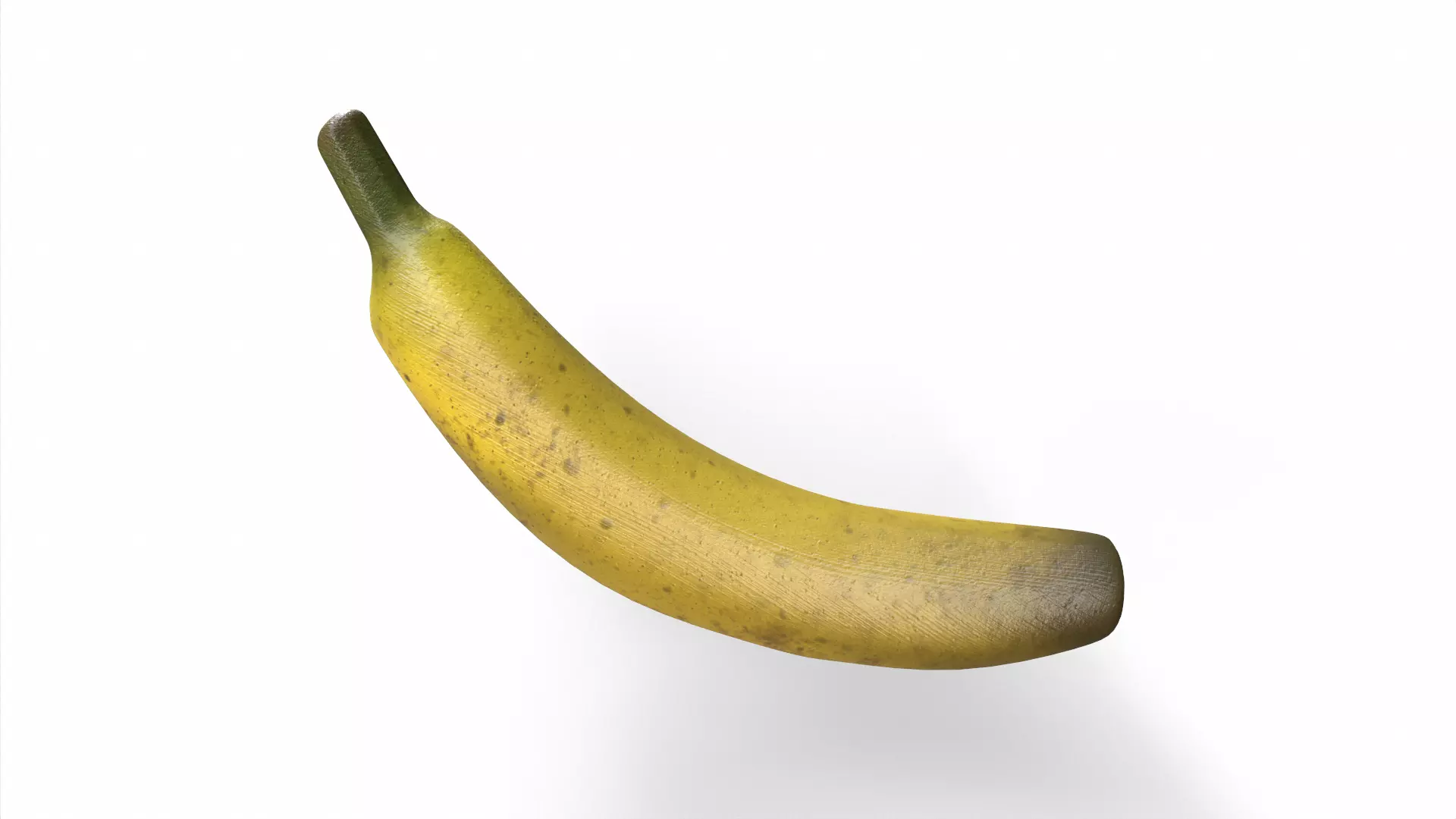 Banana Low-poly 3D model_0