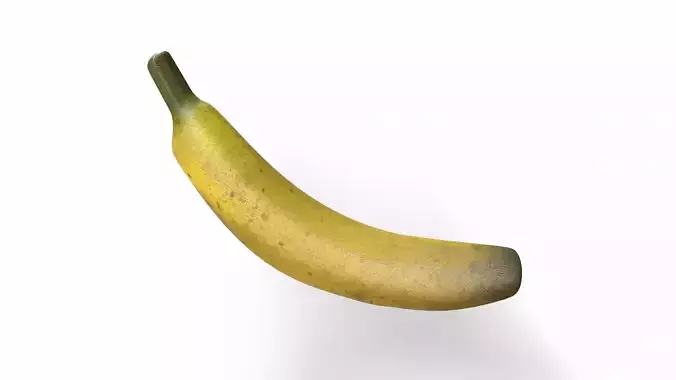 Banana Low-poly 3D model