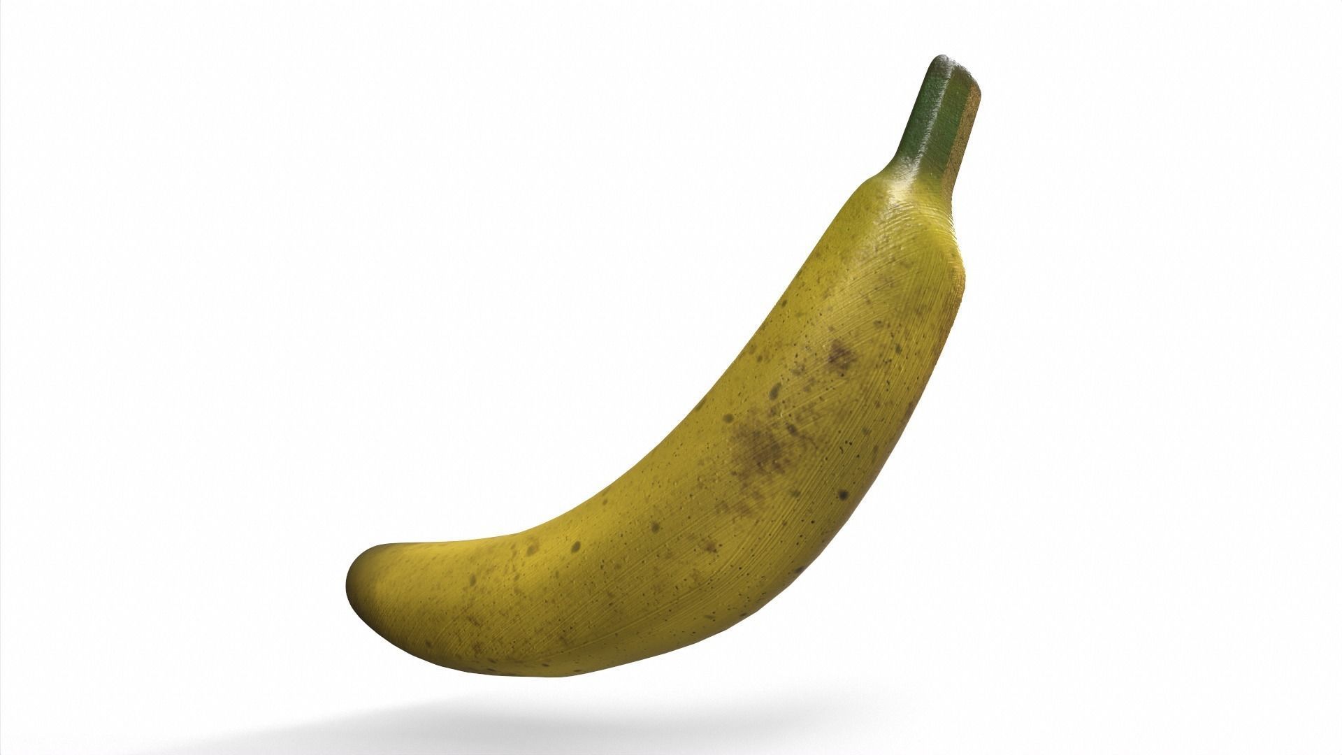 Banana Low-poly 3D model_5