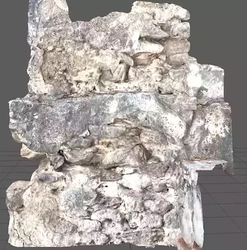 Rocks  from broken wall