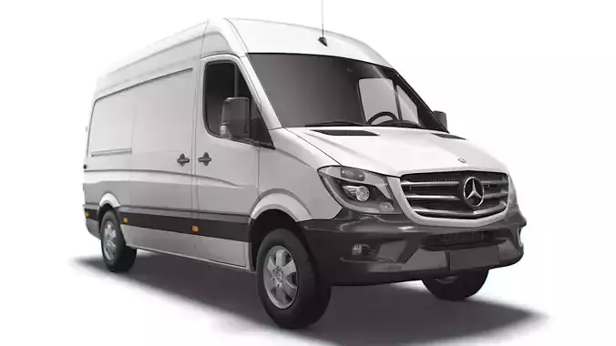 Mercedes Benz Sprinter Van L2H2 2018 3D model
