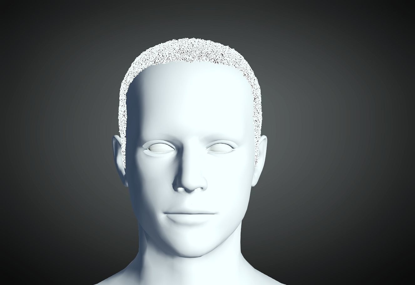 3D Hairstyle For Man 07 3D print model_2
