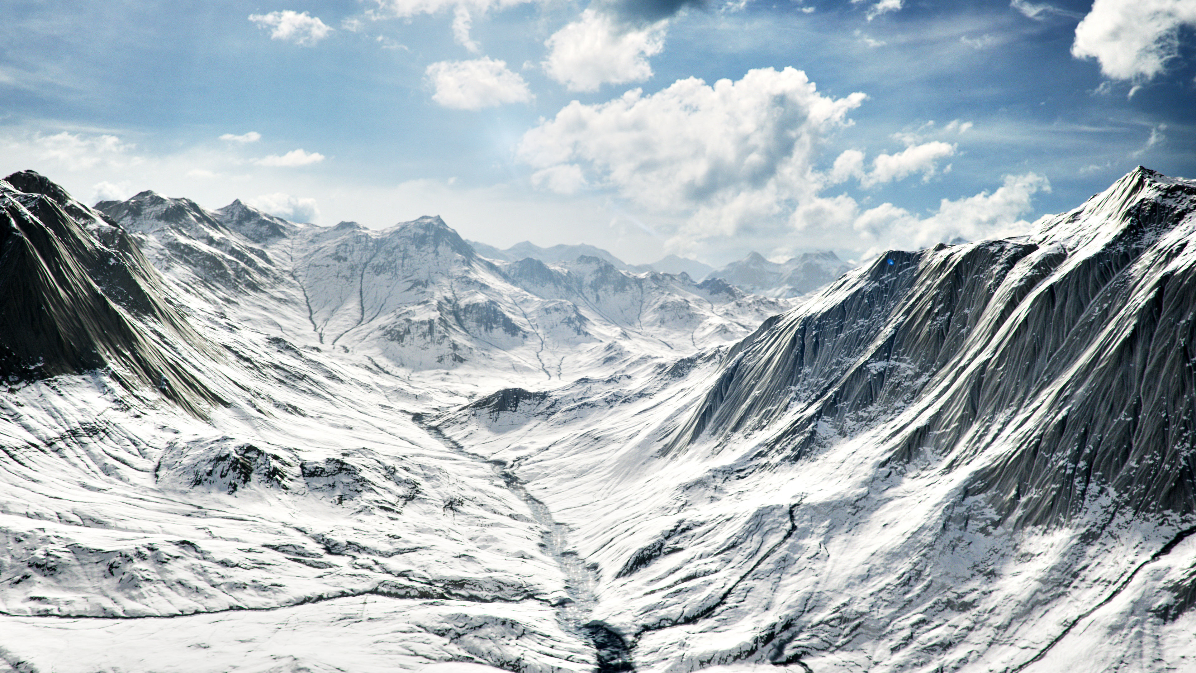 Mountain Summer and Winter Textures Low-poly 3D model_6