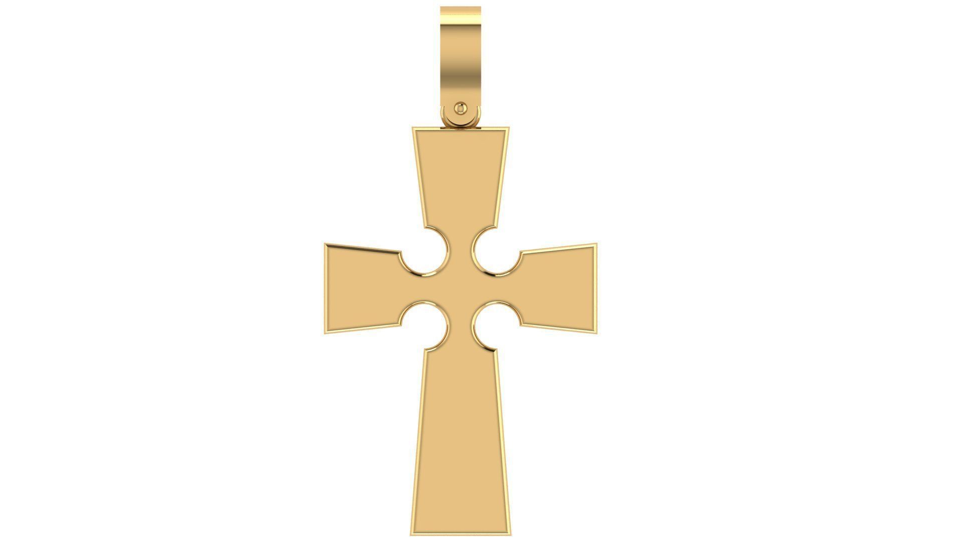 CROSS PENDANT CR42 3D print model_5