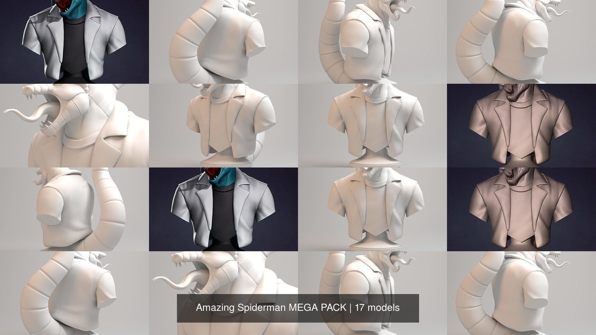 Amazing Spiderman MEGA PACK 3D Model Collection_4