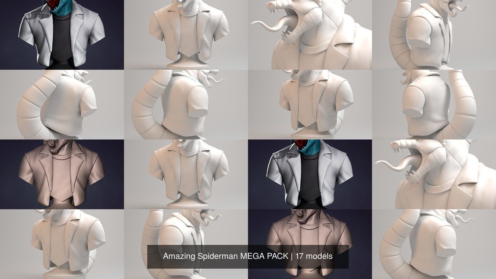 Amazing Spiderman MEGA PACK 3D Model Collection_3